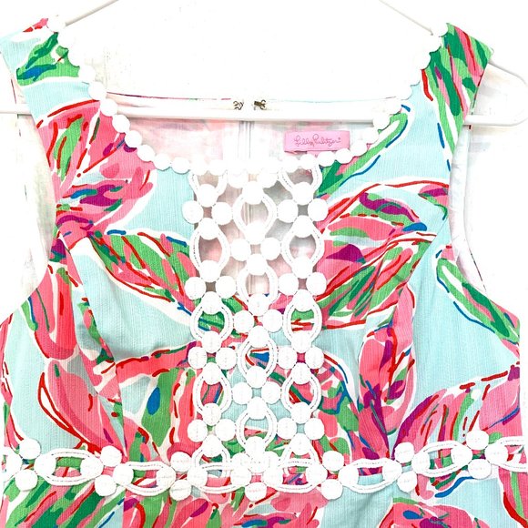 Lilly Pulitzer Rosie Shift Dress Multi In the Vias size 10 - Picture 3 of 7